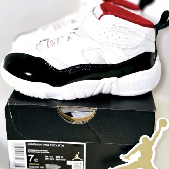 Jordan Jumpman Two Trey Lifestyle/SummerBasketball Shoes Size 7C Toddler For - Picture 2 of 11